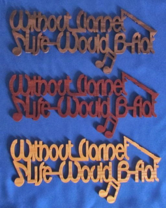 Without Clarinet Life Would Be Flat - Large